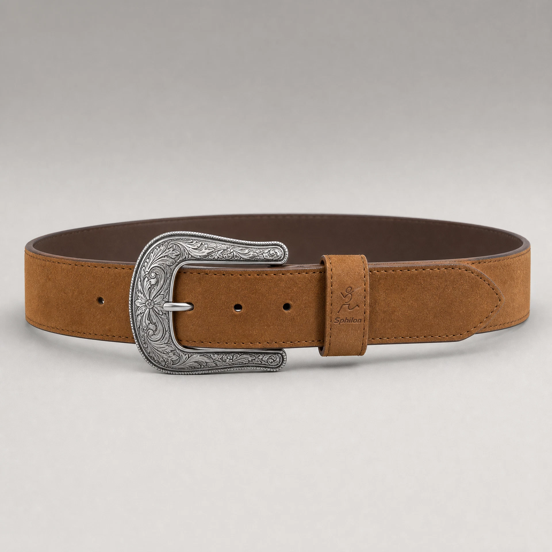 Western Buckle Belt — PU or leather alternative