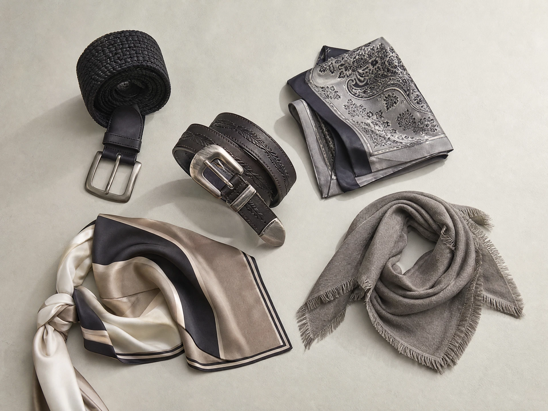 Unbranded belts, bandanas and style add-ons for sourcing