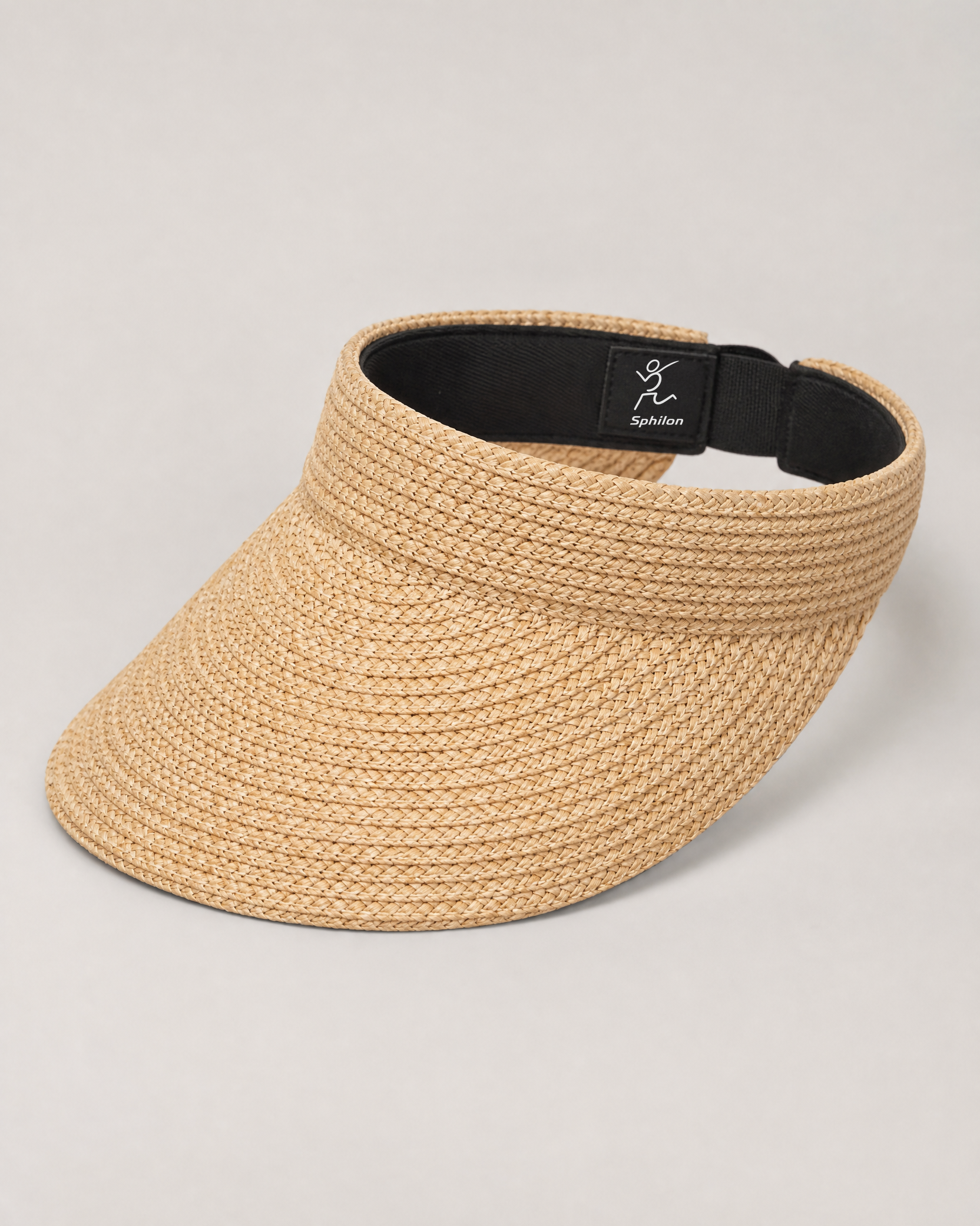 Packable Sun Visor — Woven textile or straw alternative